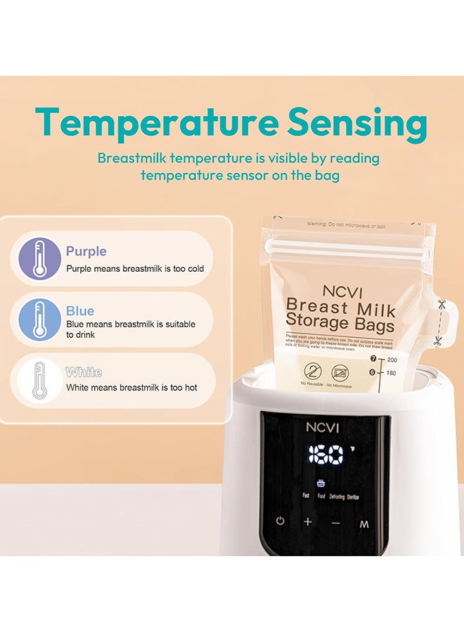 NCVI Breastmilk Storage Bags Easy Pour Spout 120 Count-NC-AM9174-US - Image 2