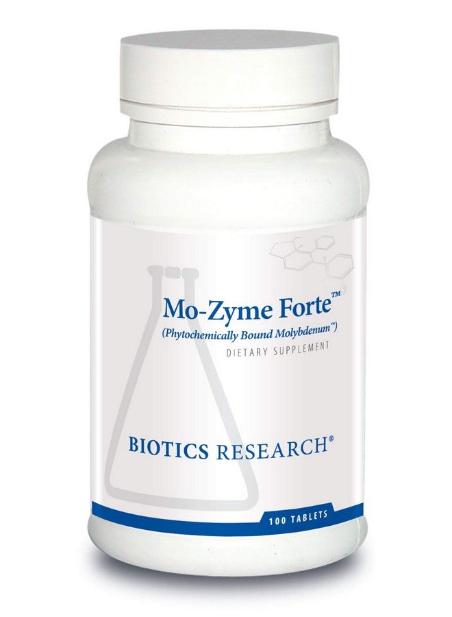 Biotics Research Biotics Research MoZyme Forte Molybdenum 150 mcg, Liver Support, Detoxification, Essential Trace Element, Healthy Metabolism, Antioxidant Support 100 Tablets - Image 1