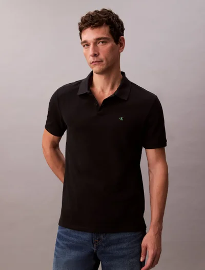 Calvin Klein Jeans Cotton Piqué Polo Shirt