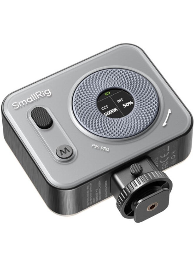 SmallRig Vibe P96 Pro Mini LED Video Light (Black) - Image 3