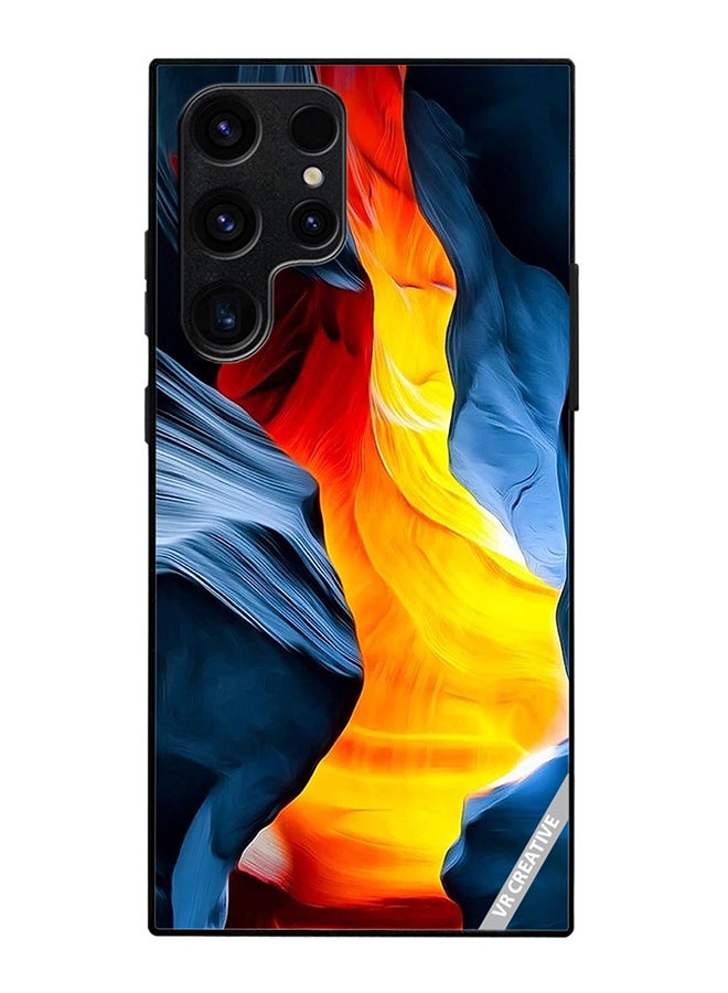 Protective Case Cover For Samsung Galaxy S25 Ultra Abstract Design Multicolour