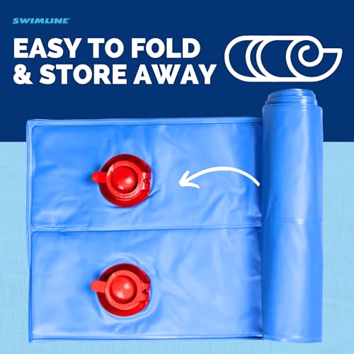 SWIMLINE HYDROTOOLS Pool Water Tube Bag For Inground Pool Covers | 1 X 8 FT Double Chamber (1-Pack) Closing Winterizing Kit For Pools | Durable Heavy Duty Vinyl Stable Weight Bags 8 Feet - Image 4