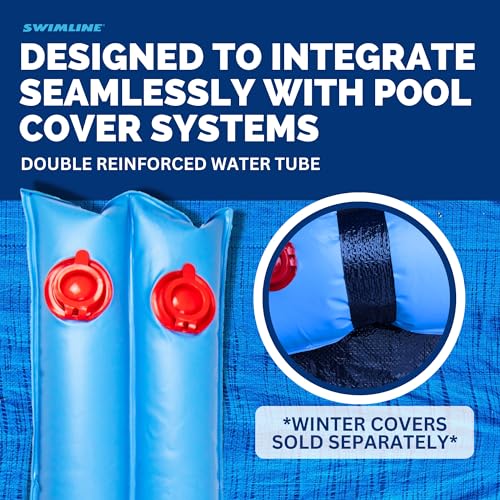 SWIMLINE HYDROTOOLS Pool Water Tube Bag For Inground Pool Covers | 1 X 8 FT Double Chamber (1-Pack) Closing Winterizing Kit For Pools | Durable Heavy Duty Vinyl Stable Weight Bags 8 Feet - Image 3