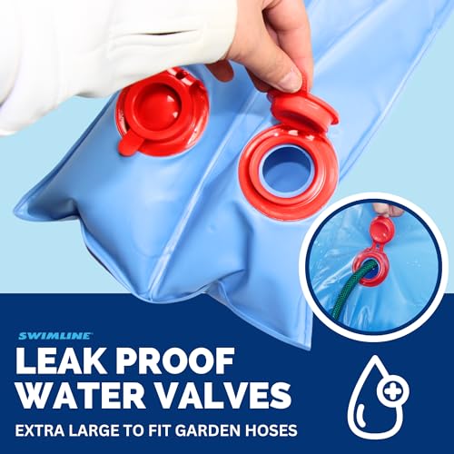 SWIMLINE HYDROTOOLS Pool Water Tube Bag For Inground Pool Covers | 1 X 8 FT Double Chamber (1-Pack) Closing Winterizing Kit For Pools | Durable Heavy Duty Vinyl Stable Weight Bags 8 Feet - Image 5