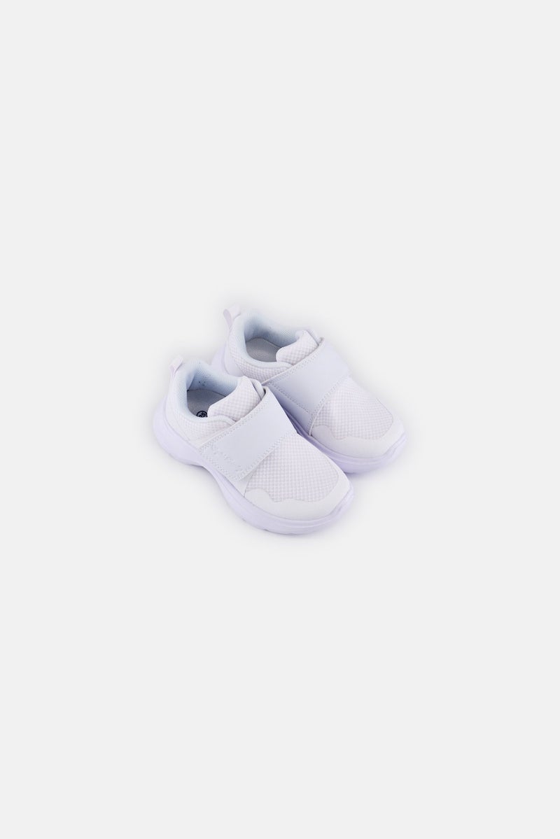 English Laundry Toddlers Girl Velcro Closure Shoes, White - Image 4