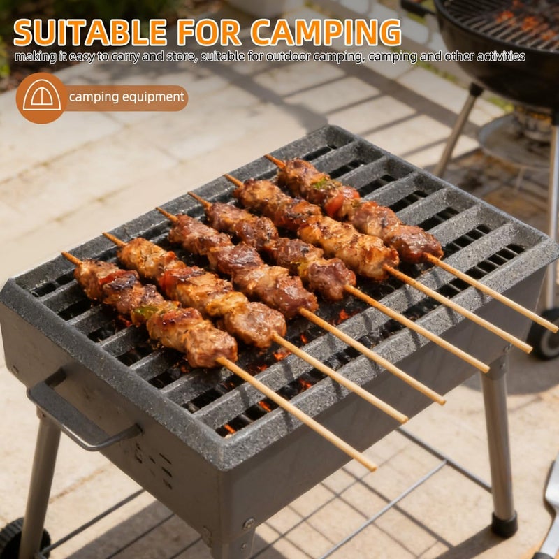 TOYANDONA Heavy Duty Cast Iron Fire Grate for Firewood Stove High Temperature Resistant Fireplace Grate Thickened Design for Efficient Burning Experience - Image 2