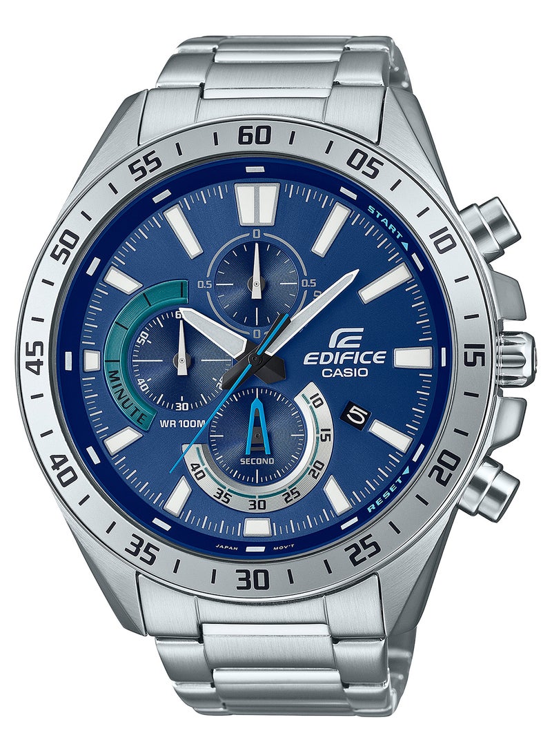 ساعة يد رجالية أنالوج ستانلس ستيل EFV-620D-2AVUDF - 42 ملم