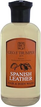 Geo F Trumper Spanish Leather Hair Body Wash 200 ml