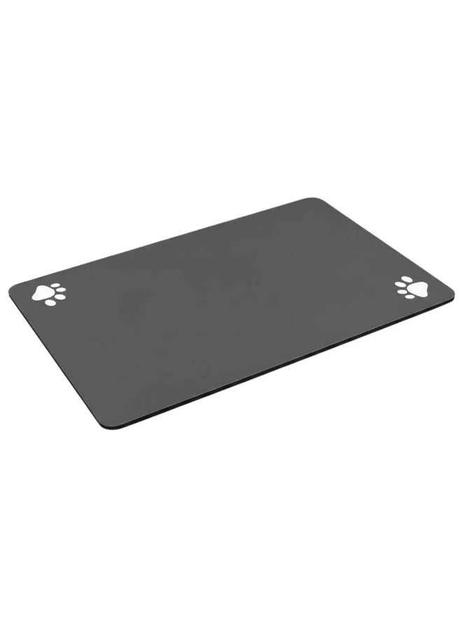 Cozy Paws - Paw Print Synthetic Rubber Dog Feeding Mat - 11.81 x 15.75 in ( 30 x 40 cm )