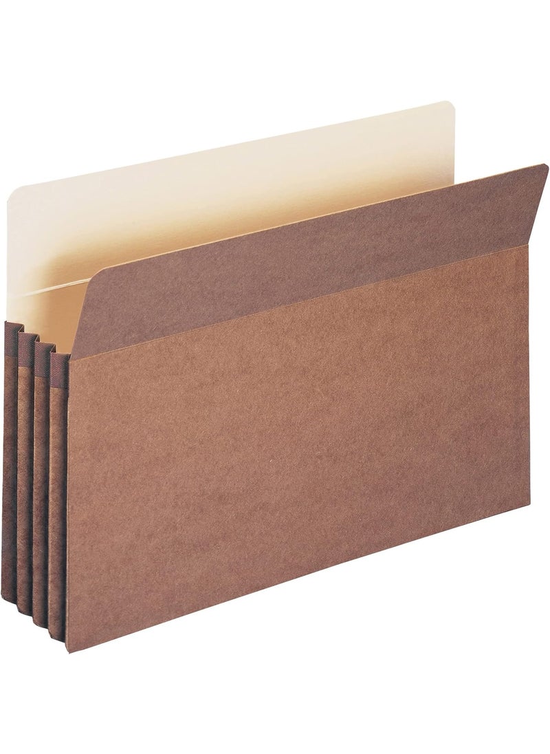 Smead Smead File Pocket StraightCut Tab 312 Expansion Legal Size Redrope 25 per Box 74224  - Image 2
