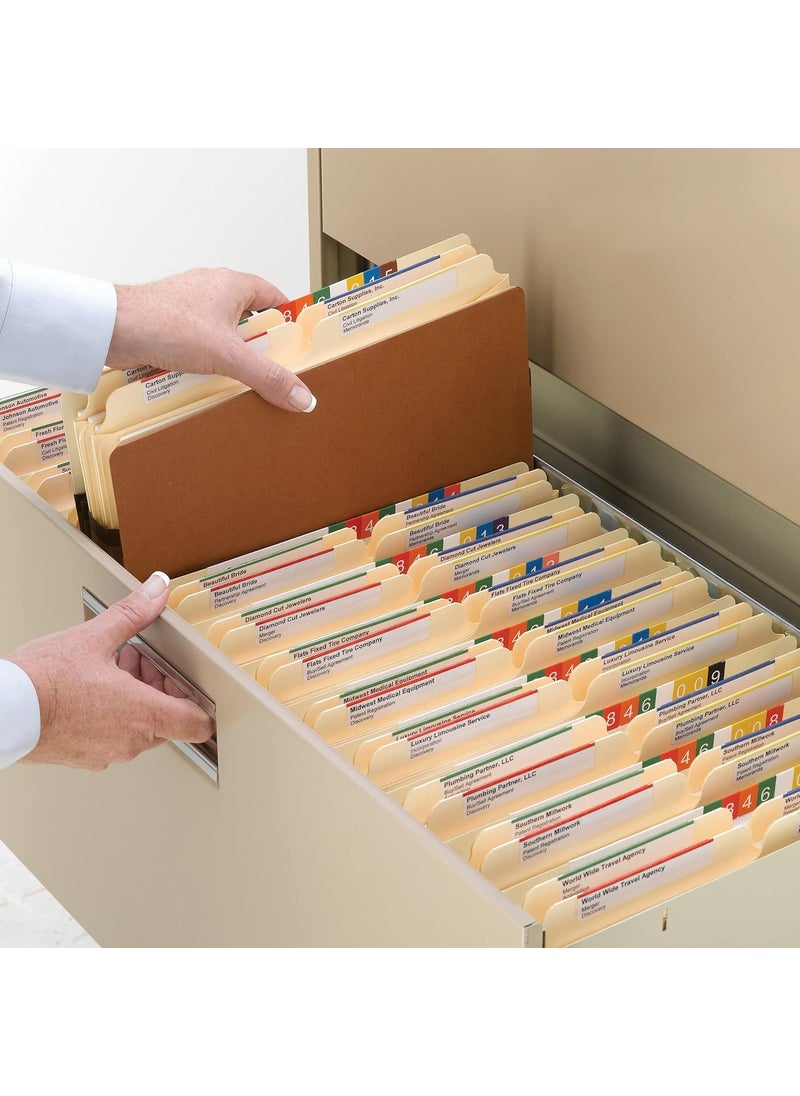 Smead Smead File Pocket StraightCut Tab 312 Expansion Legal Size Redrope 25 per Box 74224  - Image 4