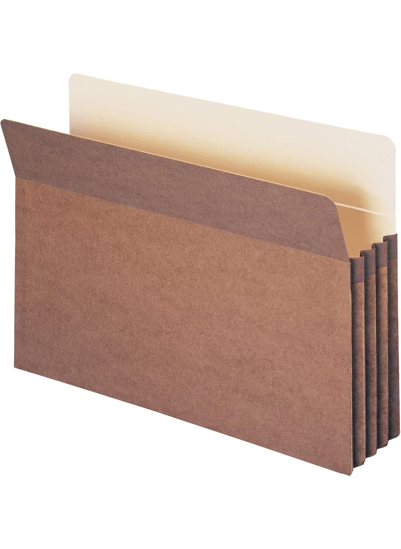 Smead Smead File Pocket StraightCut Tab 312 Expansion Legal Size Redrope 25 per Box 74224  - Image 1