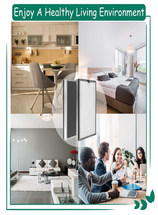 Asheviller فلتر بديل من Asheviller، متوافق مع جهاز تنقية الهواء MA Series 112 V2.0، فلتر أولي 3 في 1، فلتر HEPA حقيقي H13 وفلتر كربون نشط، عبوة من قطعتين - Image 4