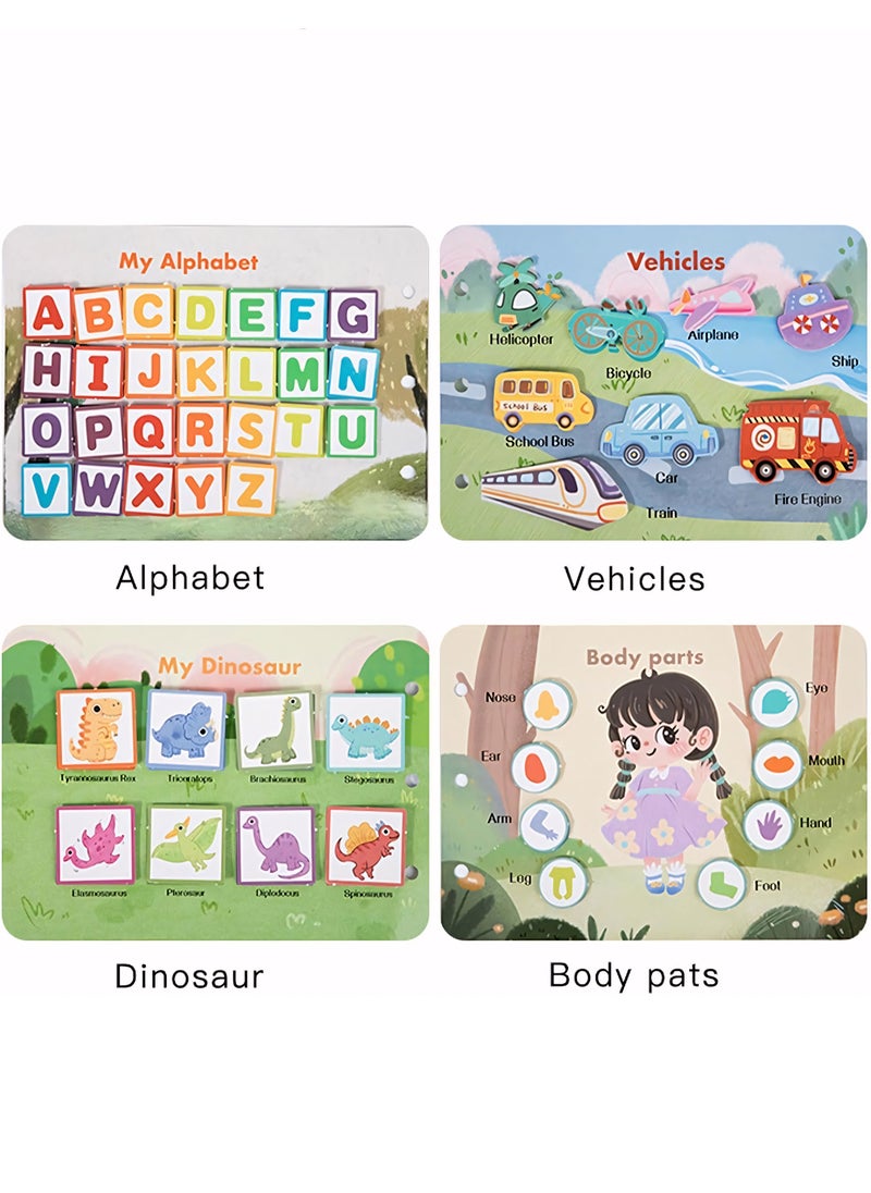 Sticker Book For Kid , Sticker Book Busy Sticker Activity Book for Kids, Multi Themed Preschool Learning Sensory Toy, Interactive Educational Book for Kids  - Image 2