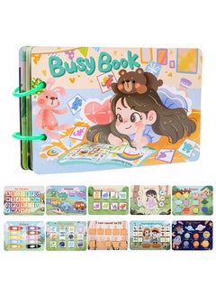 Generic Sticker Book For Kid , Sticker Book Busy Sticker Activity Book for Kids, Multi Themed Preschool Learning Sensory Toy, Interactive Educational Book for Kids  - Image 1