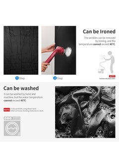 NEEWER 6x9 feet/1.8x2.8m Photo Studio 100% Pure Polyester Collapsible Backdrop Background for Photography, Video and Television (Backdrop Only) - Black