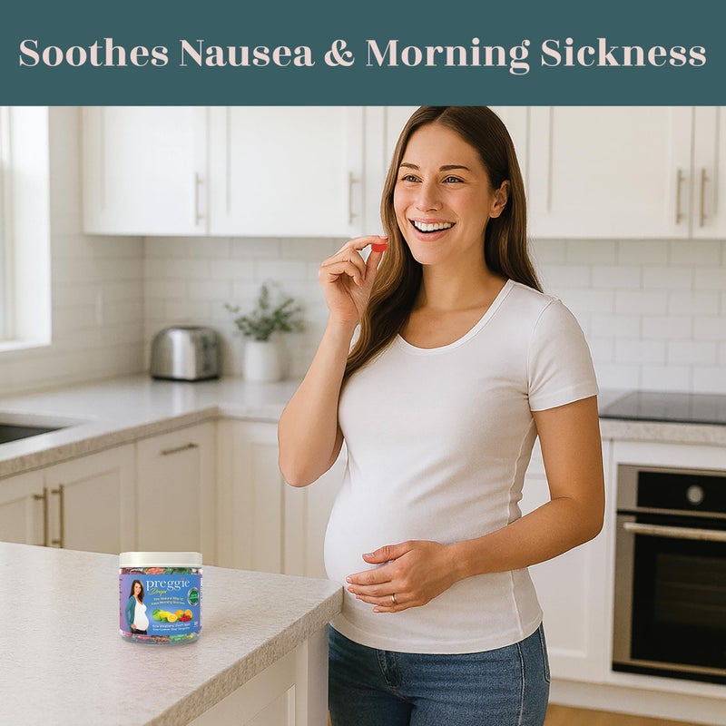 Three Lollies Preggie Pop Drops Pregnancy Nausea Relief Morning Sickness Candy with Essential Oils for Pregnant Women â€“ Flavor Variety Pack, 100 Count - Image 3