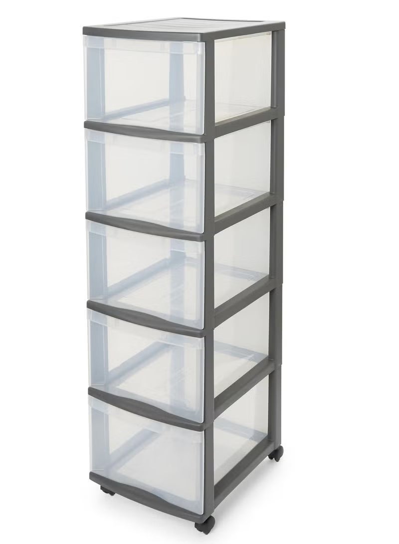 Form Kontor 5-Tier Storage Tower Unit (38 x 30 x 105.5 cm) - Image 3
