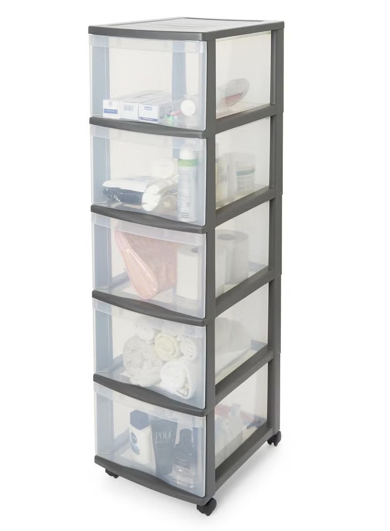 Form Kontor 5-Tier Storage Tower Unit (38 x 30 x 105.5 cm) - Image 2