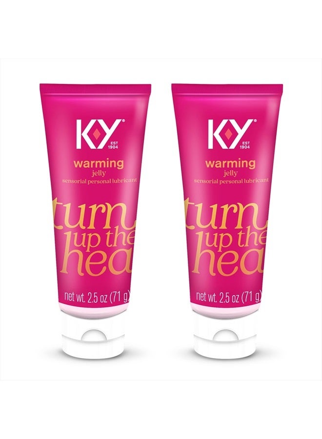 K-Y Personal Lubricant Warming Liquid Lube , 2.5 oz - Pack of 2 - Image 1