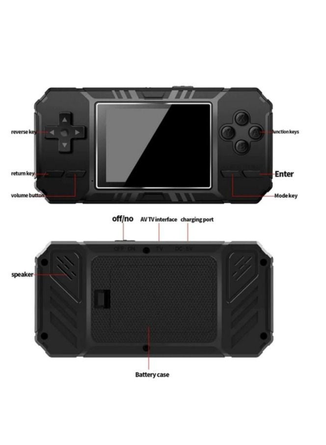 S8 3.0 inch Screen Classic Handheld Game Console Built-in 520 Games(Black) - Image 4