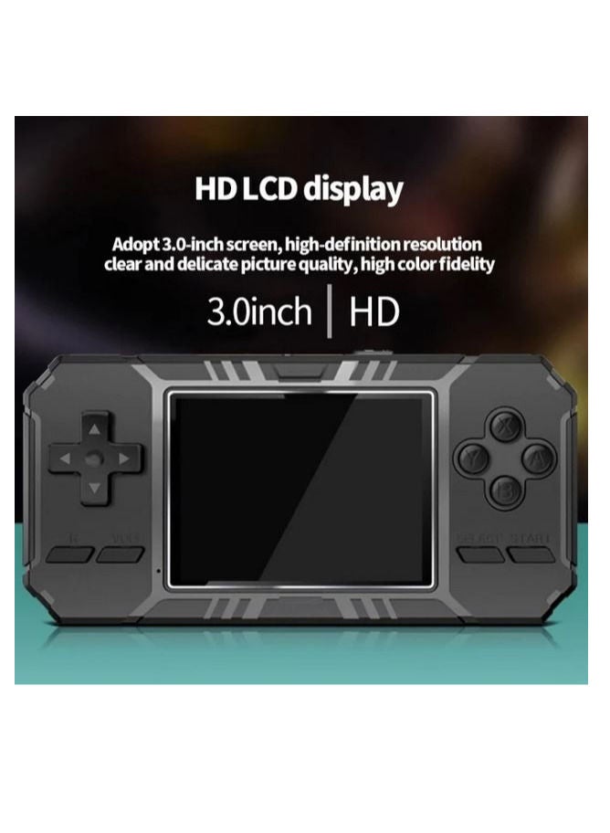 S8 3.0 inch Screen Classic Handheld Game Console Built-in 520 Games(Black) - Image 5