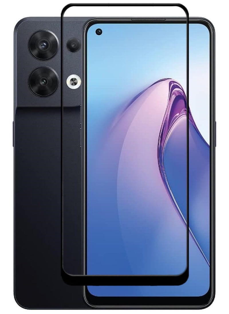ACLIX Antistatic ESD Dustproof Premium Quality High Definition Tempered Glass Screen Protector Designed For Oppo Reno8 - Image 1