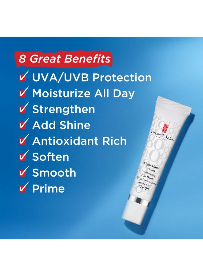 Elizabeth Arden Eight Hour Cream Nourishing Moisturizing Lip Balm,Broad Spectrum Sunscreen SPF 20, 0.5 Ounce - Image 3