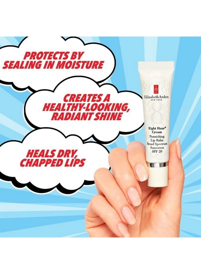 Elizabeth Arden Eight Hour Cream Nourishing Moisturizing Lip Balm,Broad Spectrum Sunscreen SPF 20, 0.5 Ounce - Image 2