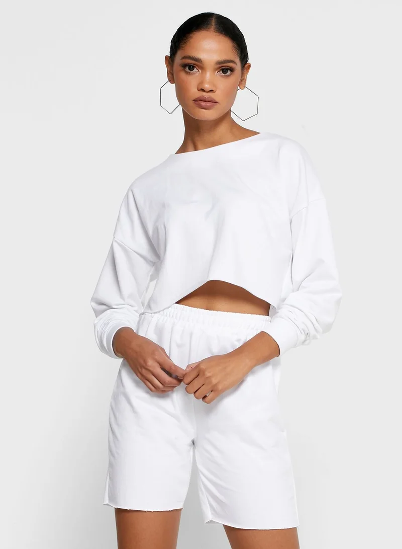 Ginger Basics Cropped T-shirt & Cycling Shorts Set