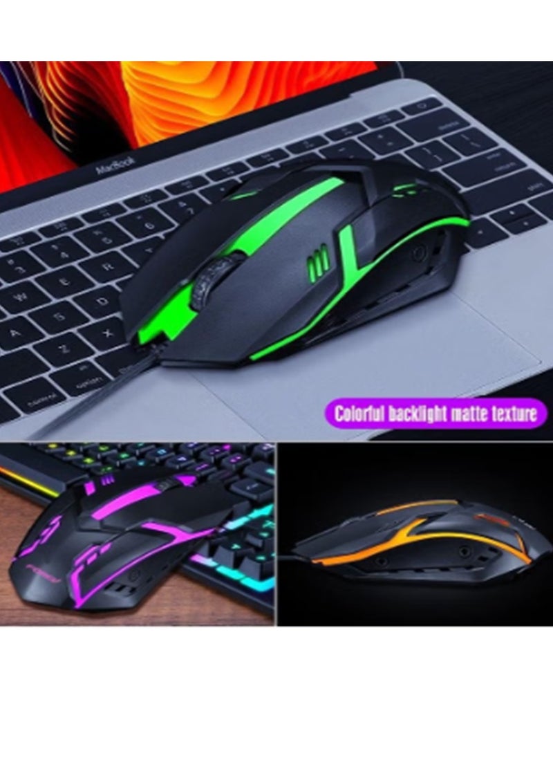 Forev - FV-Q305S-104 Keys RGB Gaming Keyboard and Mouse - Dustproof and Waterproof - Black - Image 1