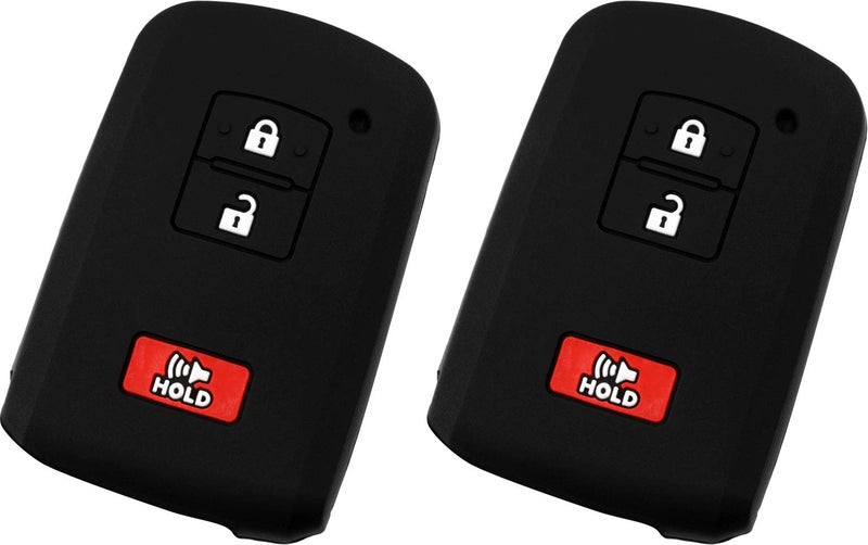 KeylessOption KeyGuardz Keyless Entry Remote Car Smart Key Fob Shell Cover Protective Case for Toyota Tacoma Land Cruiser Rav4 HYQ14FBA (Pack of 2) - Image 4