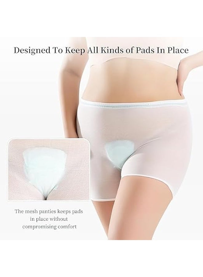 DUNISO 8 Pack Women's Disposable Underwear，Disposable High Waist Postpartum High-elastic Underwear，Breathable Mesh Panties C Section，Soft, Breathable, Stretchy，Suitable for Women After Surgery，Pregnant Women, Postpartum Women, Incontinent Elderly and Patients，XXL  - Image 4