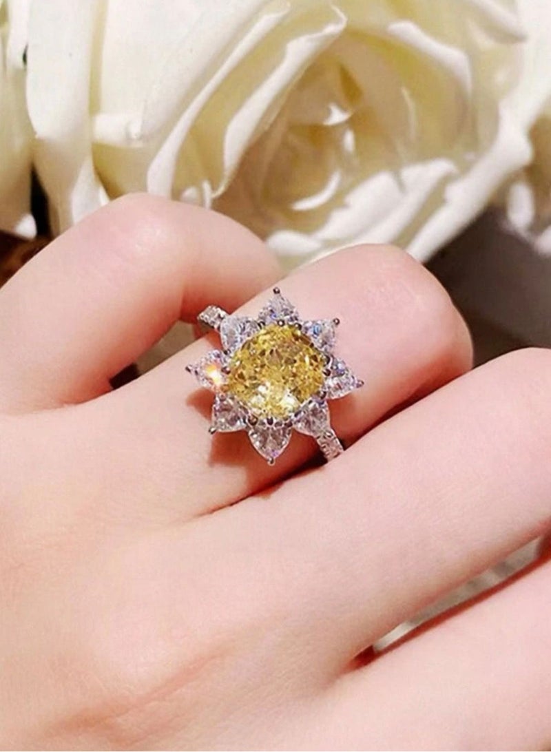Jewelry 4You Elegant Zirconia Ring For Women Size 7 - Image 2