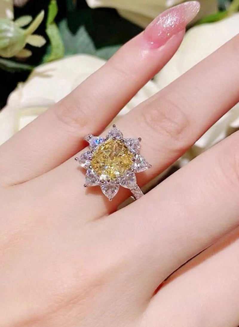 Jewelry 4You Elegant Zirconia Ring For Women Size 7 - Image 1