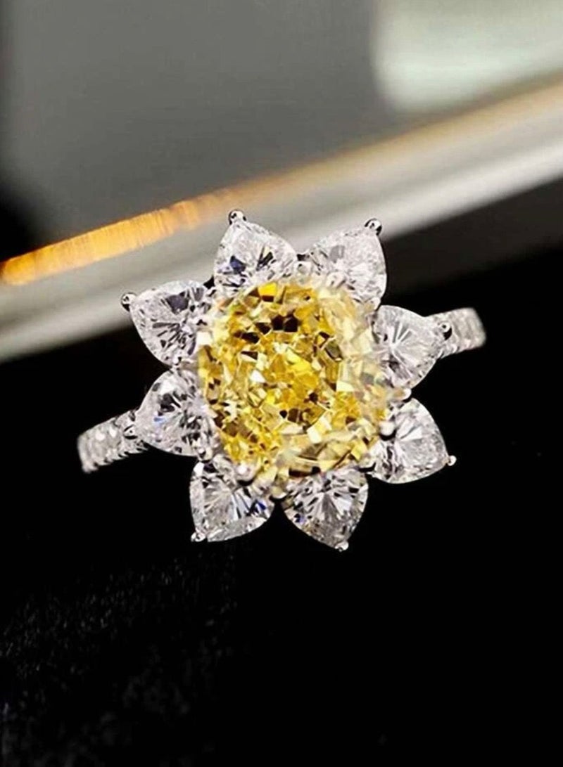 Jewelry 4You Elegant Zirconia Ring For Women Size 7 - Image 4