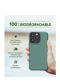 BIGBEN Just Green  iPhone 13 Pro case Natural Night Green- Eco-designed  - Image 2