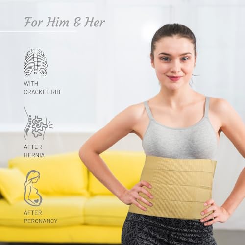 Dyna Sego 4 Elastic Abdominal Corset Width Adjustment Beige - Image 2