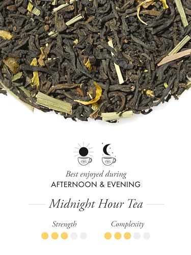 TWG Tea Midnight Hour Tea Black Tea Lemongrass Tropical Fruits Haute Couture Tin 100g Gift Set - Image 3
