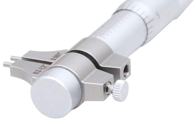 Accusize Industrial Tools 0.2-1.2'' by 0.001'' Inside Micrometer, Satin Chrome Finished, Eg00-3221 - Image 5