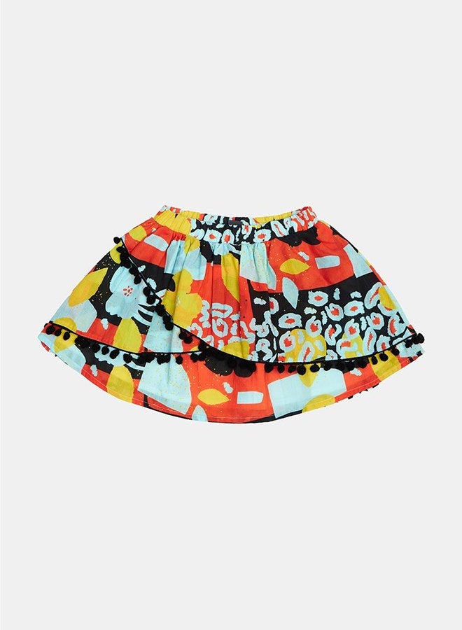 Tyess Girl Patterned Skirt - Image 5