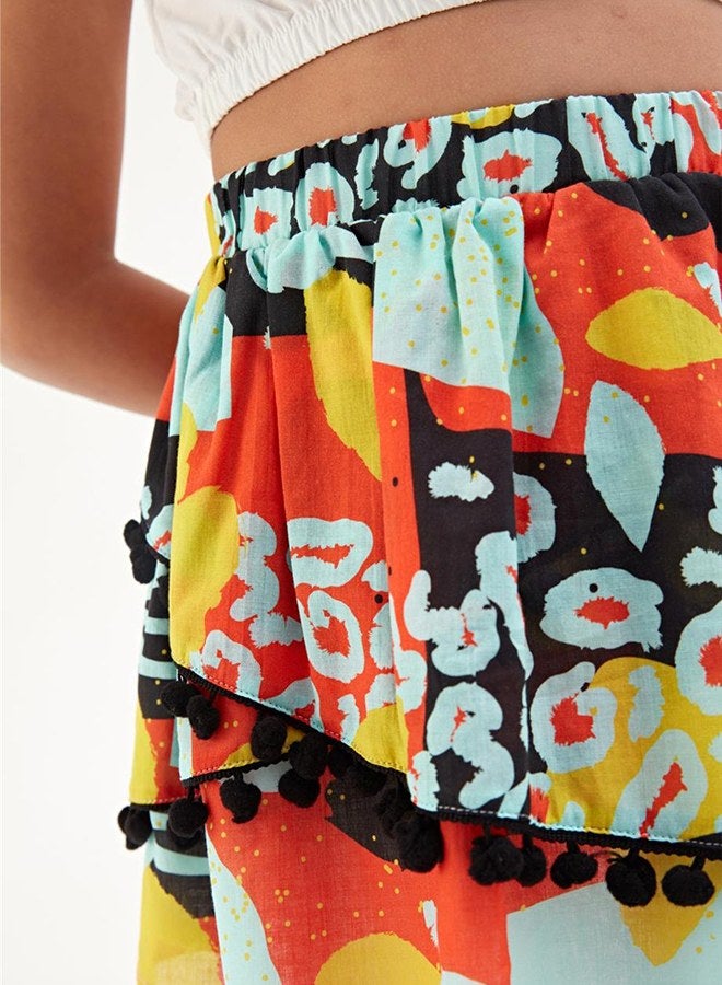 Tyess Girl Patterned Skirt - Image 3