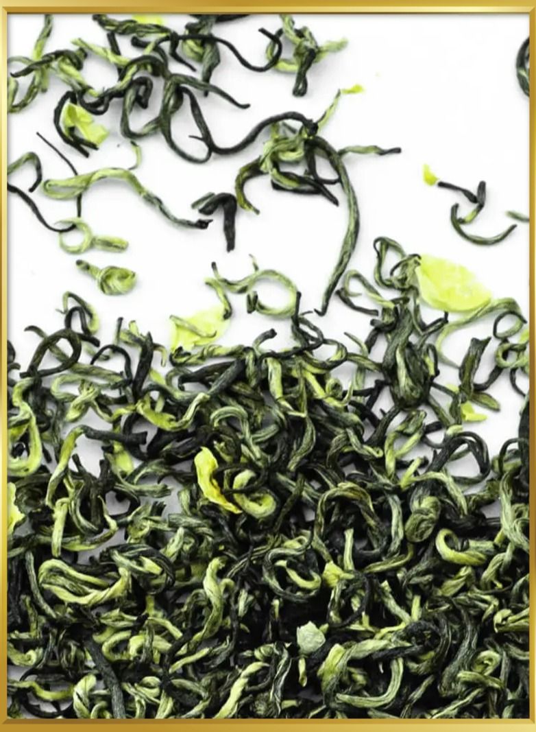 Tealand شاي بي تان بياو شيو الفاخر (رقائق الثلج الراقصة من بحيرة الزمرد) المنعش الغني بمضادات الأكسدة 100 جرام - Image 1