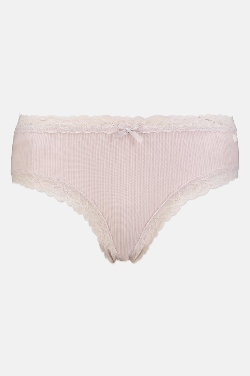 Kensie Women 5 Pieces Textured Hipster Panties, Multicolor - Image 3