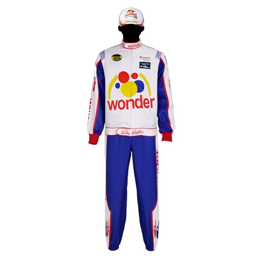 Qosivfey Mens Ricky Bobby Racing Costume Adult Talladega Nights Full Cosplay Set(My20233-3,2XL) - Image 1