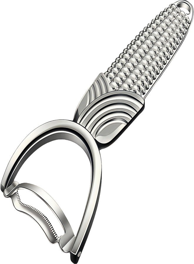 TEEVEA Corn Peeler for Corn on the Cob, Stainless Steel Cob Stripper Tool, Kernel Remover Cutter for Home Kitchen Outdoor - Image 1