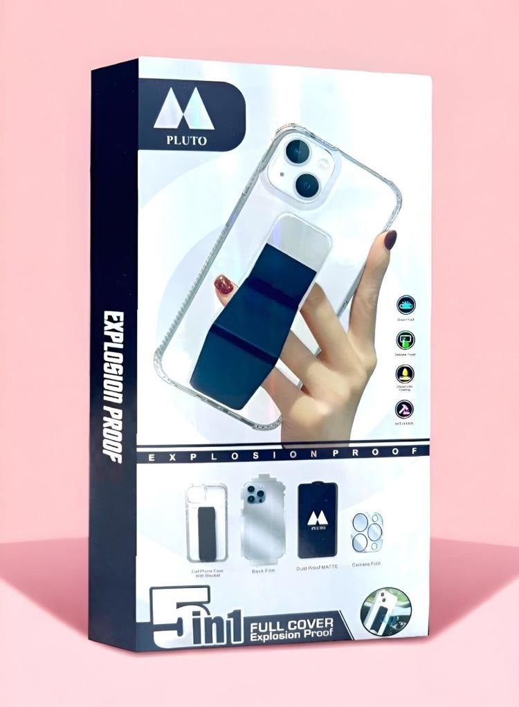 Pluto 5 in 1 Full Protection for iphone 11 Pro Max High Quality Phone Case Screen Protector Dust Proof Mate Camera Lens Back Sheet - Image 3