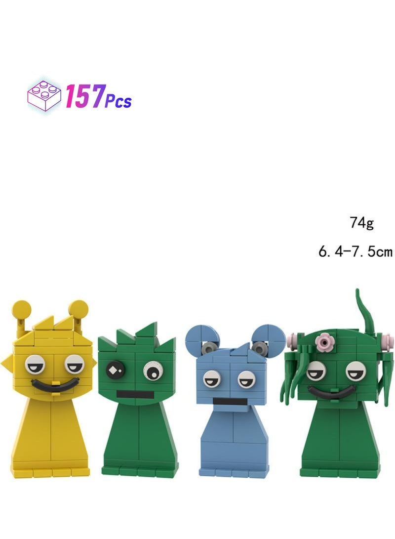 Monster building block toy model figurine puzzle Sprunki building block toy set best gift for boys and girls creative gift - Image 1