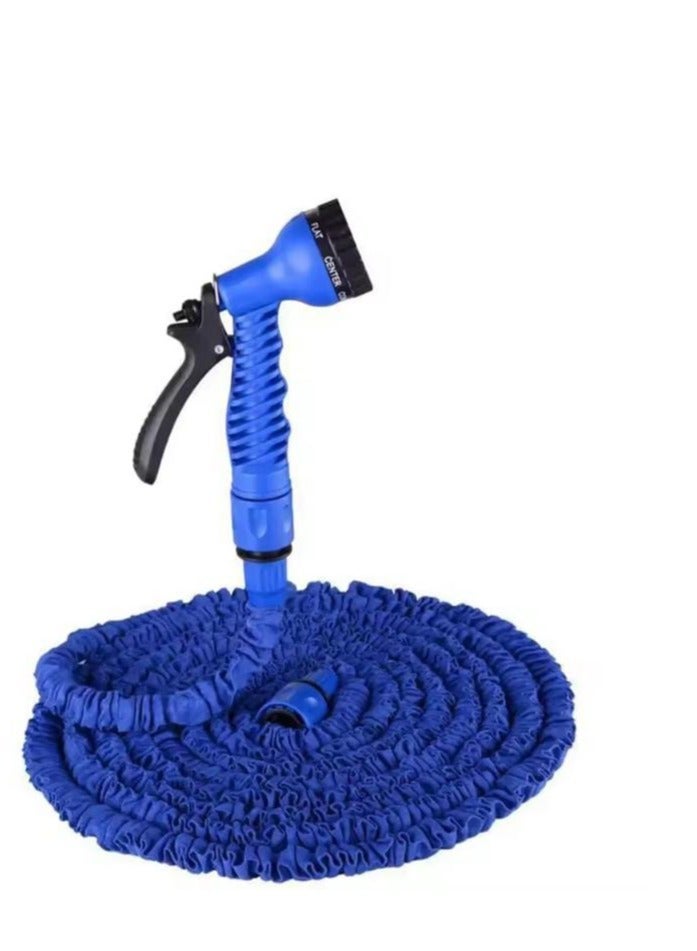 Extendable irrigation hose with water gun black/blue 30m - Image 5
