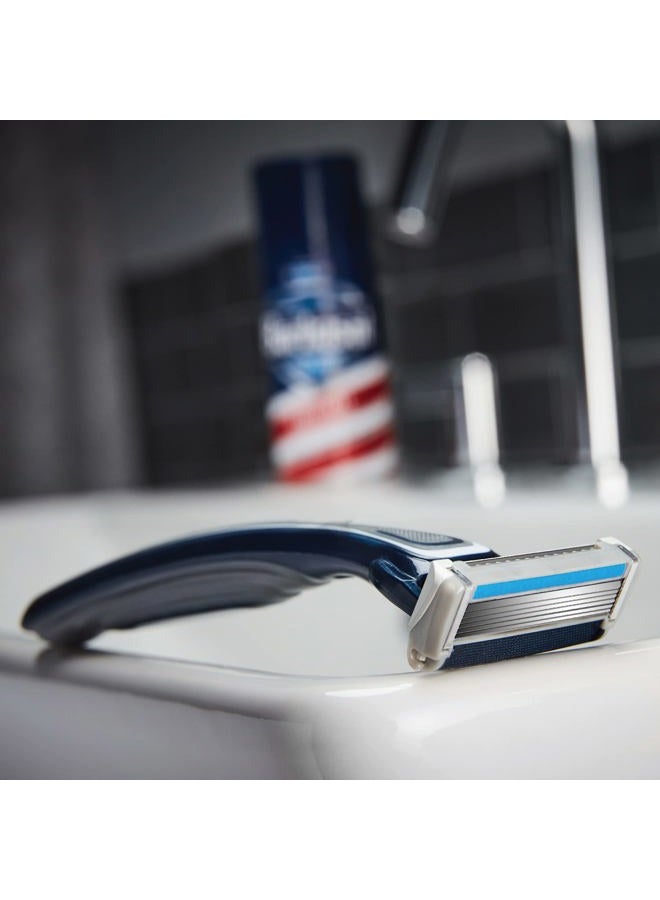 Barbasol Ultra 6 Plus Premium Disposable Razor Value Pack Bundle (3 Packs/9 Total Razors) - Image 5
